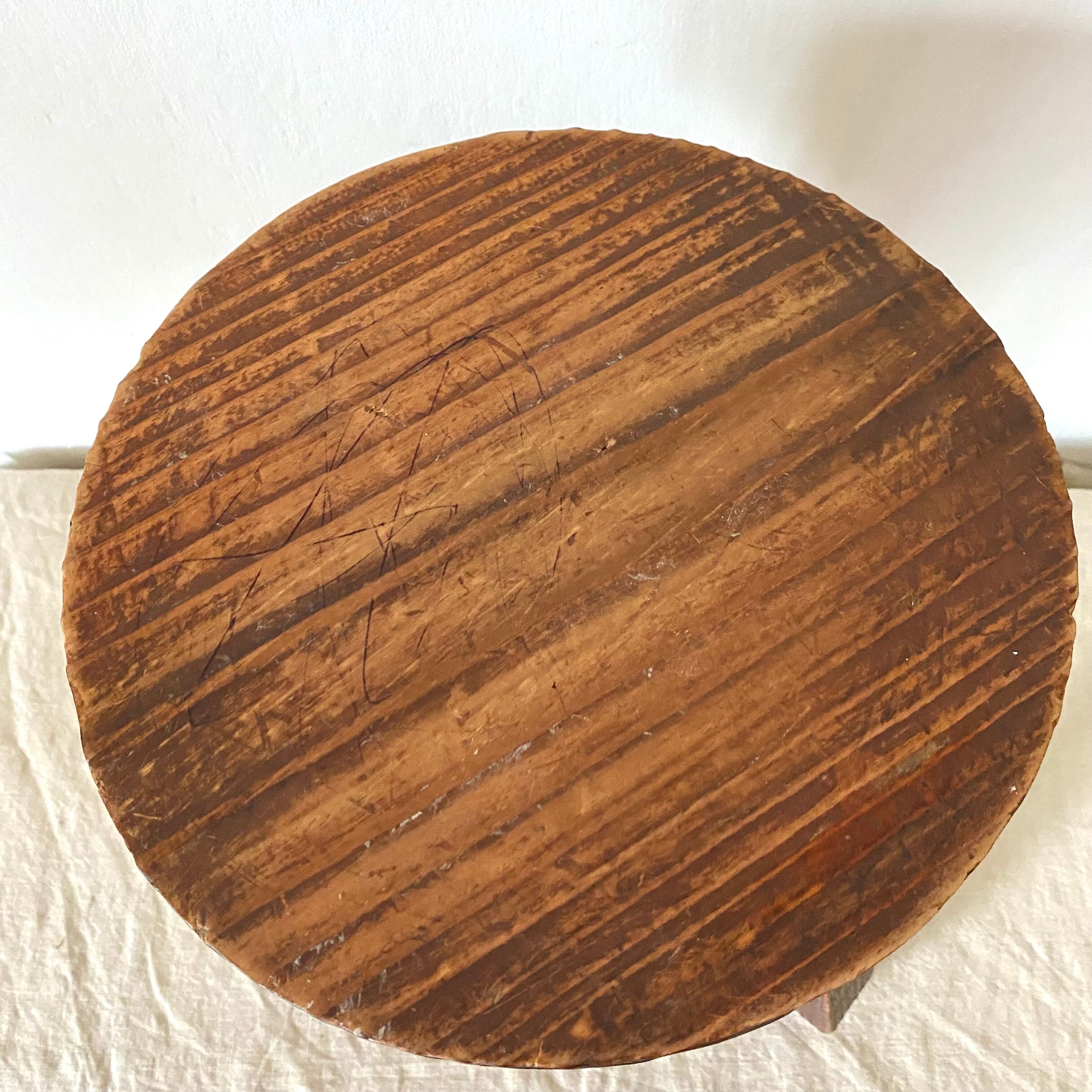 Vintage tripod stool