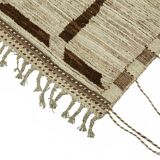 Hand-Knotted Tribal Unique 206 cm x 303 cm Multicolor Wool Carpet