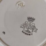 7 Old Longwy plates