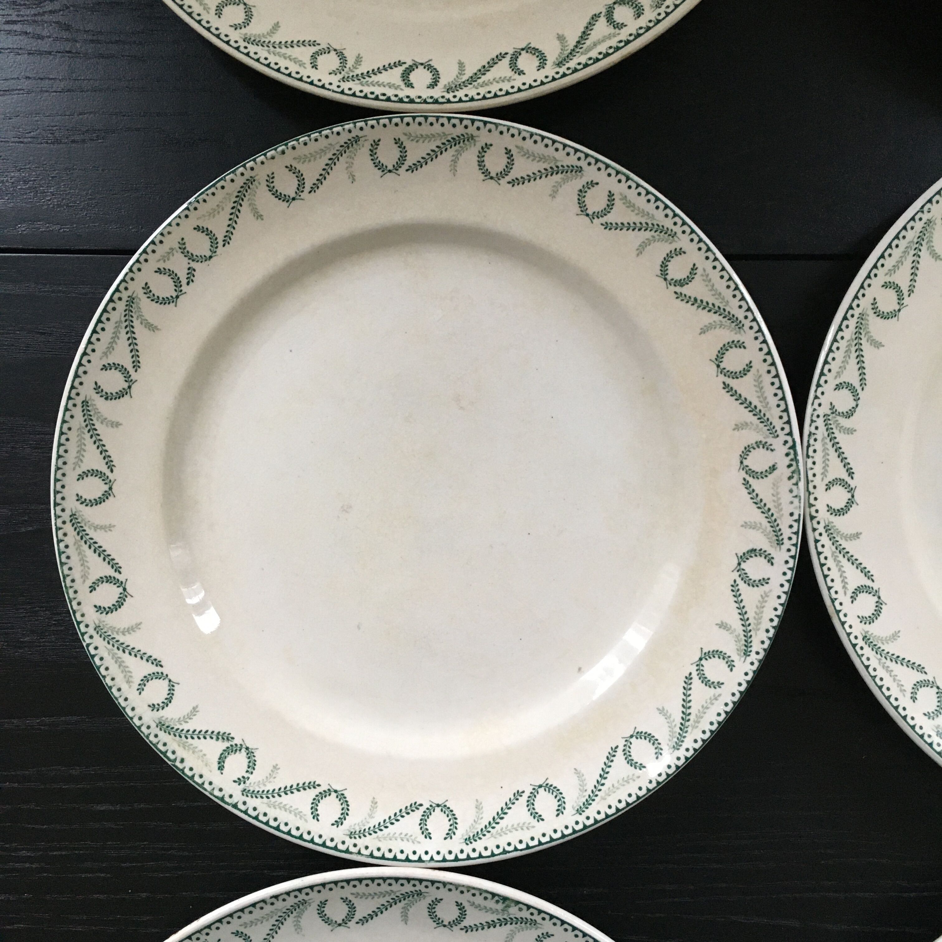 6 Boch Crown Collection plates