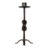 Wrought iron candle holder