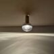 Set of 2 Large 1970s Modernist Flush Lamps by Motoko Ishii for Staff