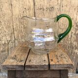 Old glass pitcher