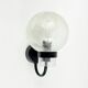 Pair of Vintage Glass Wall Lights from Limburg, Germany, 1970s/1980s