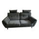 Three-seater sofa Poltroesofa grey in very good condition model Dossolo.
