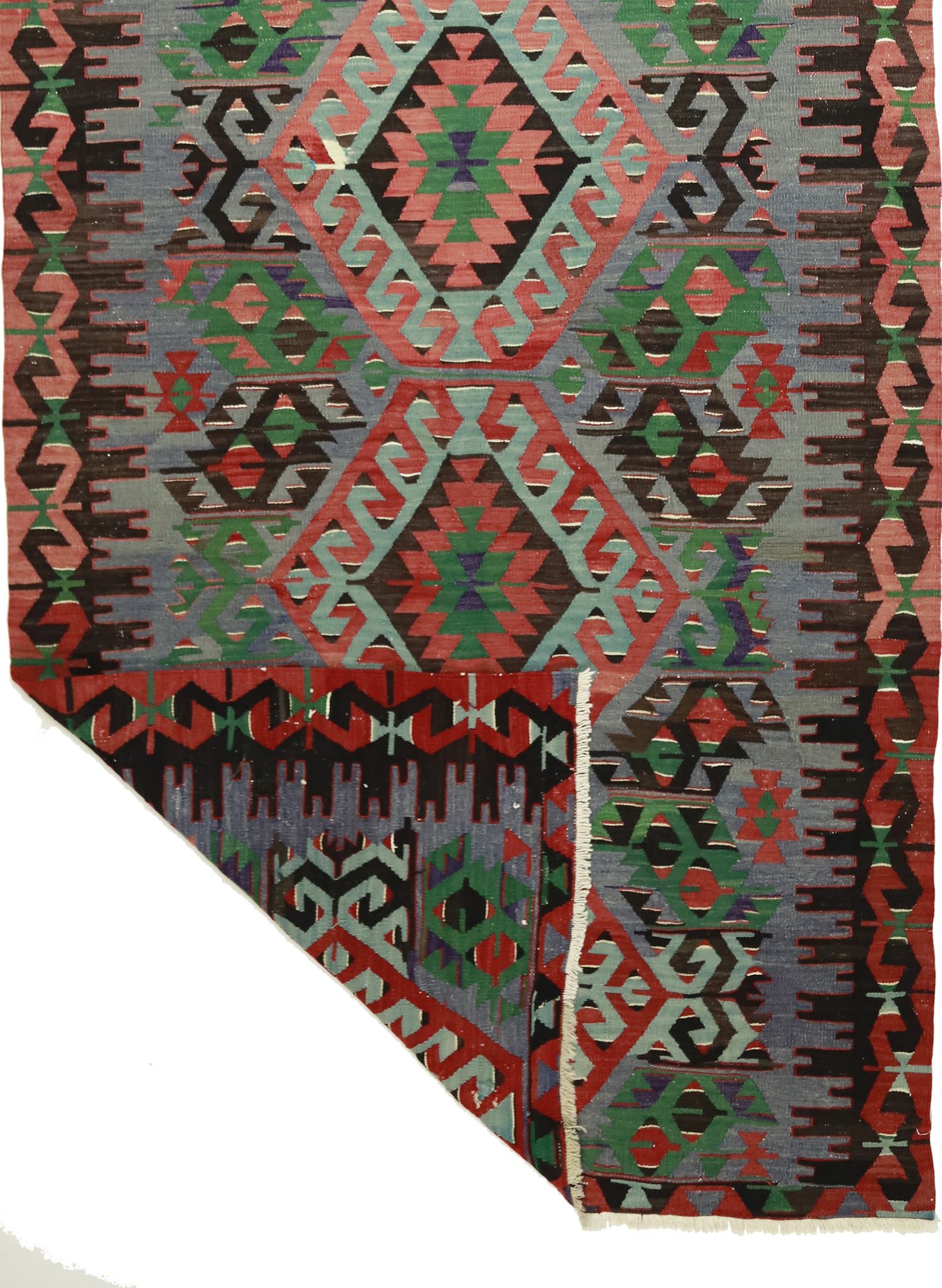 Tapis kilim artisanal d’anatolie 342 cm x 150 cm