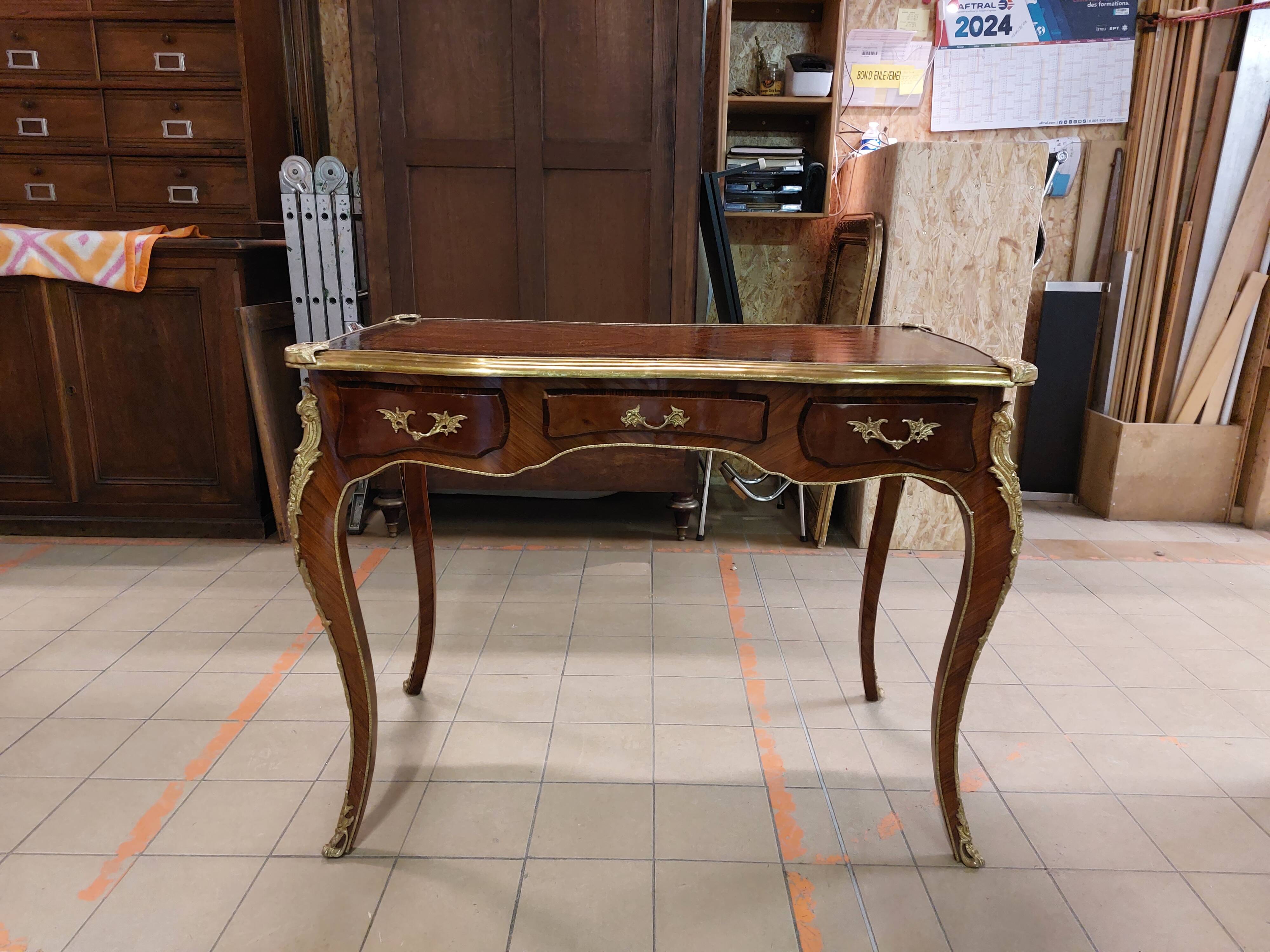 Louis XV style baroque living room desk