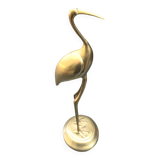 Large brass stilt walker