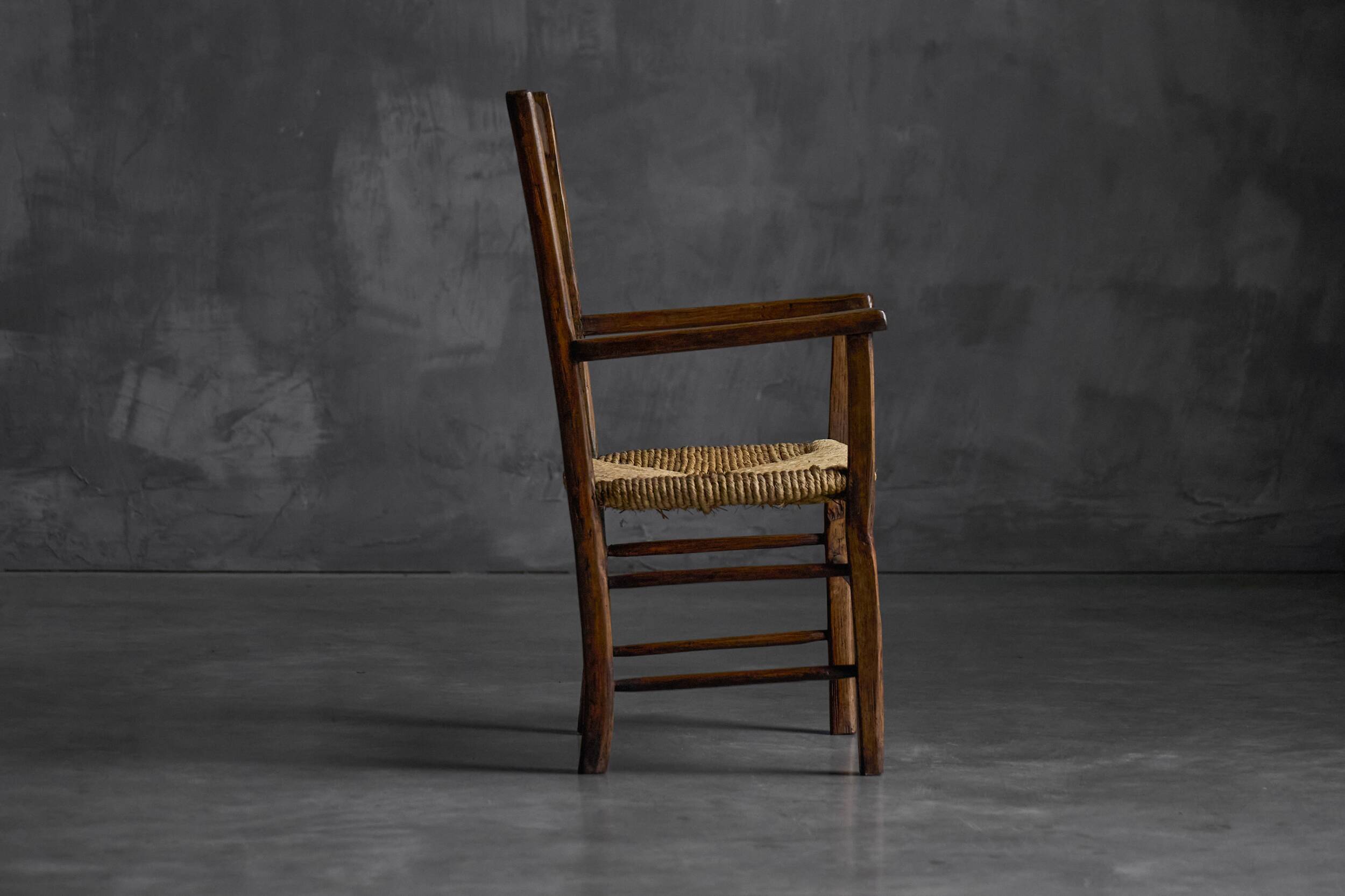 Vernacular Rural Armchair, France, Early 20th Century