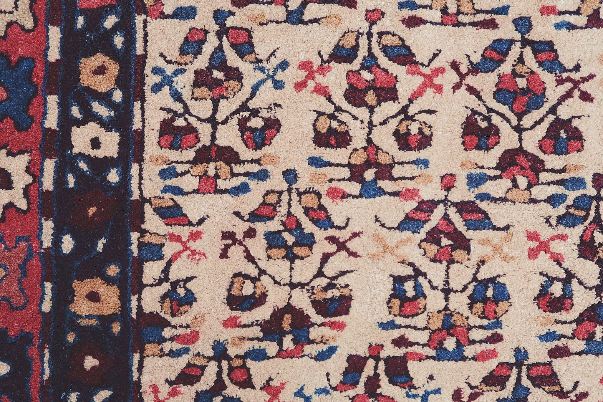 Tapis français lys de france 1950