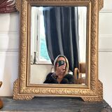 Large 19th century gilded mirror