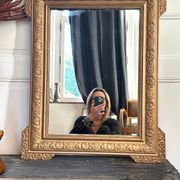 Large 19th century gilded mirror