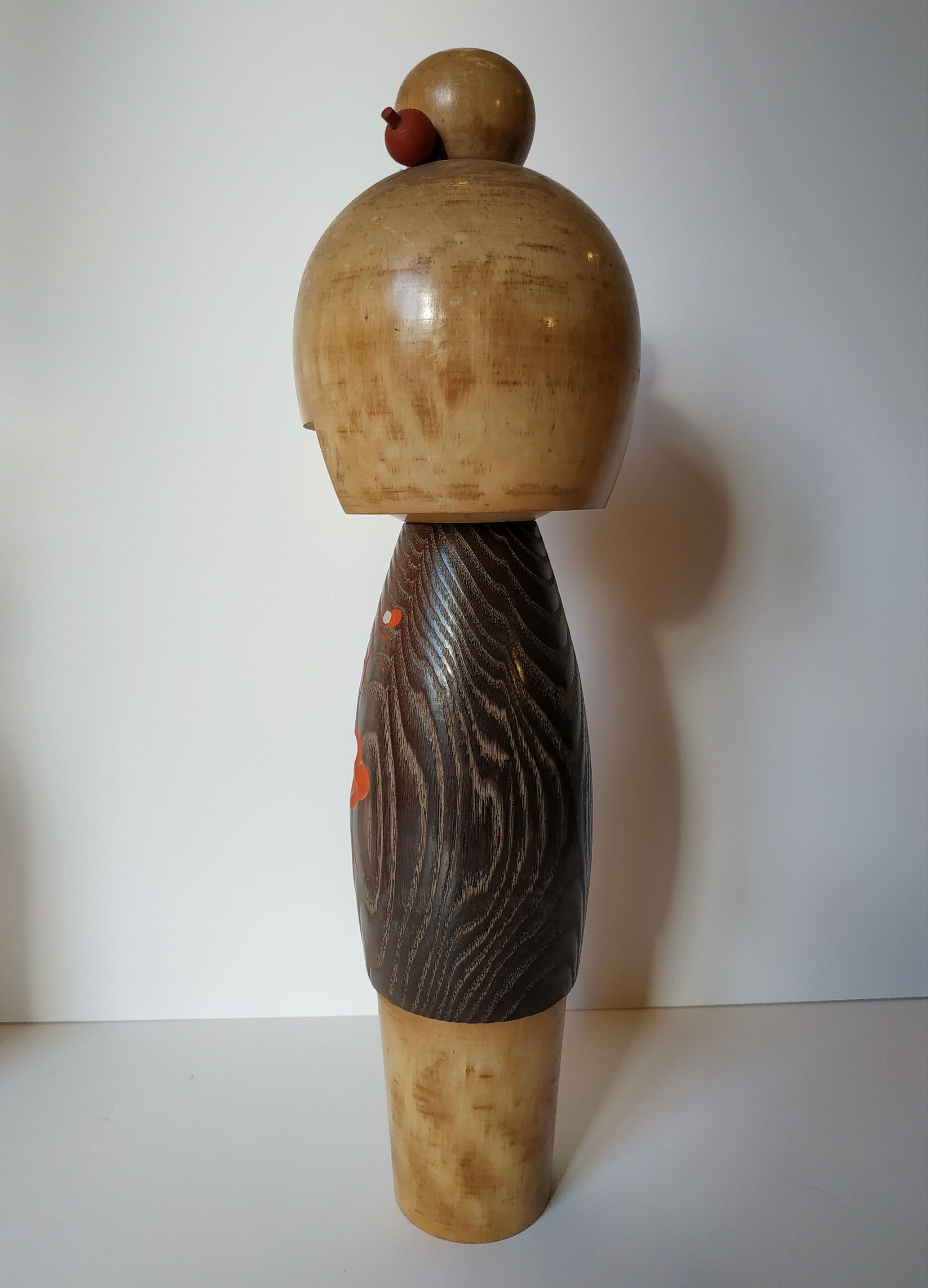 Great Kokeshi Doll, "LaTimide" by Okamoto Usaburo circa 1960-70 - Japan