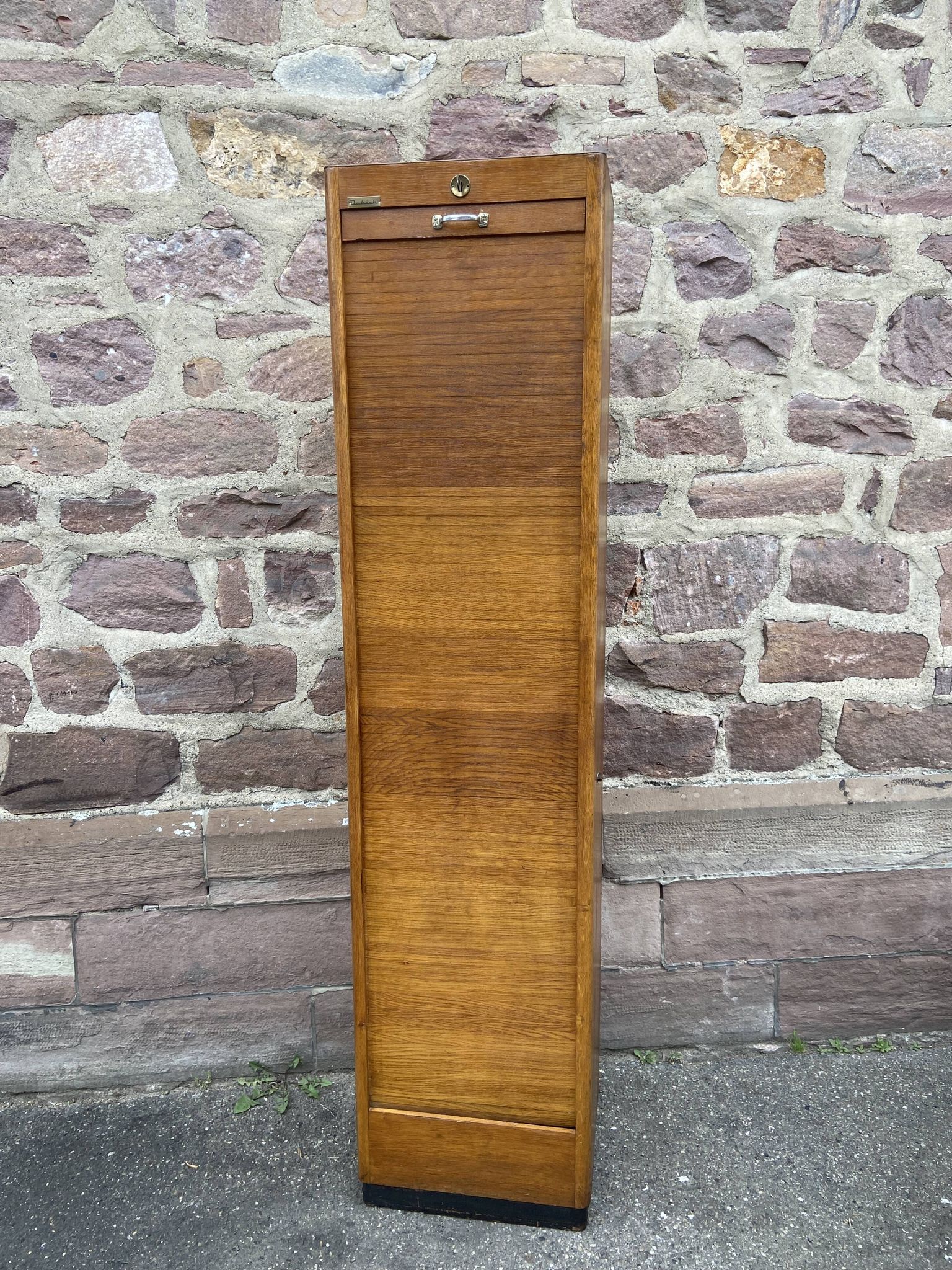 Classeur à volet roulant années 1950