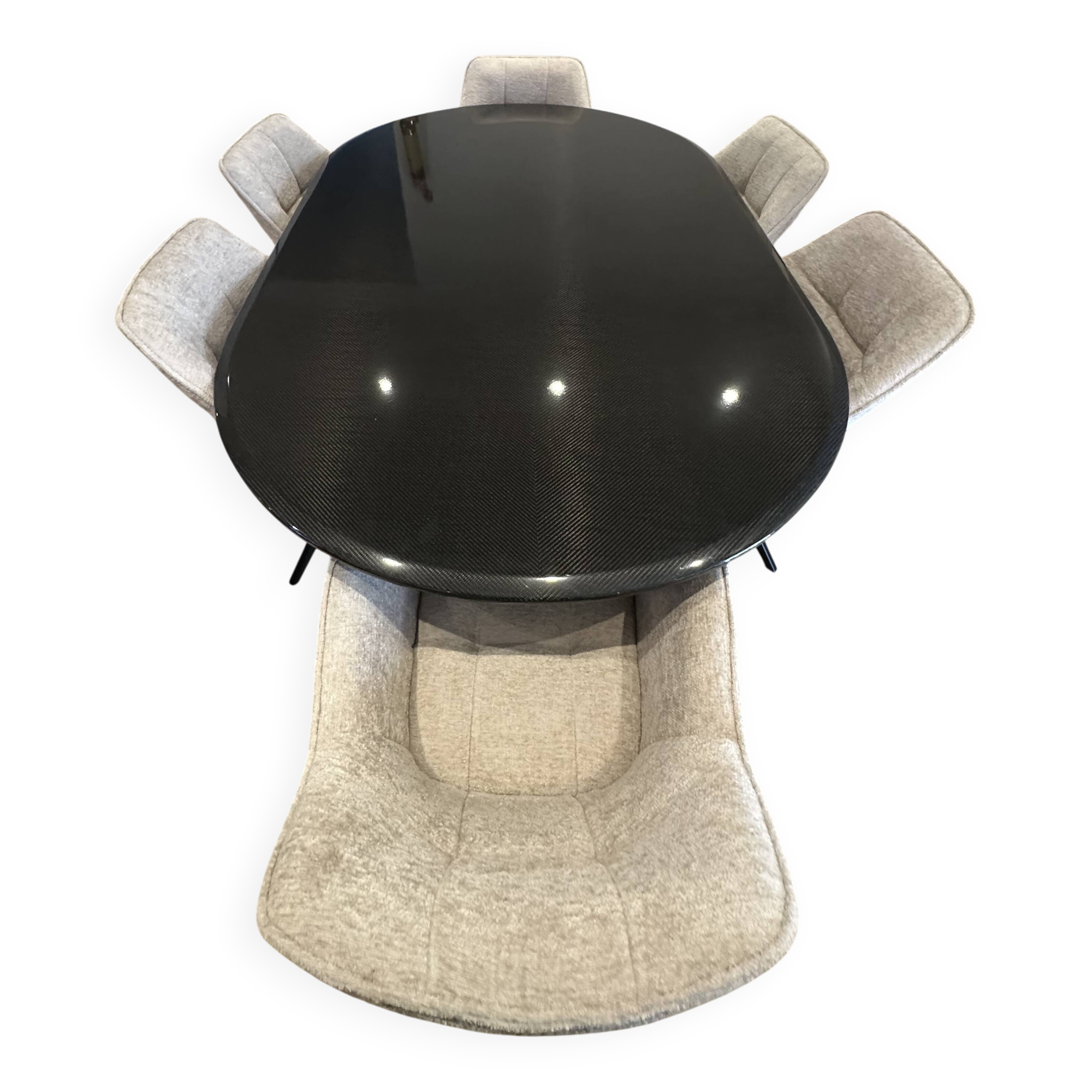 Carbon fiber dining table