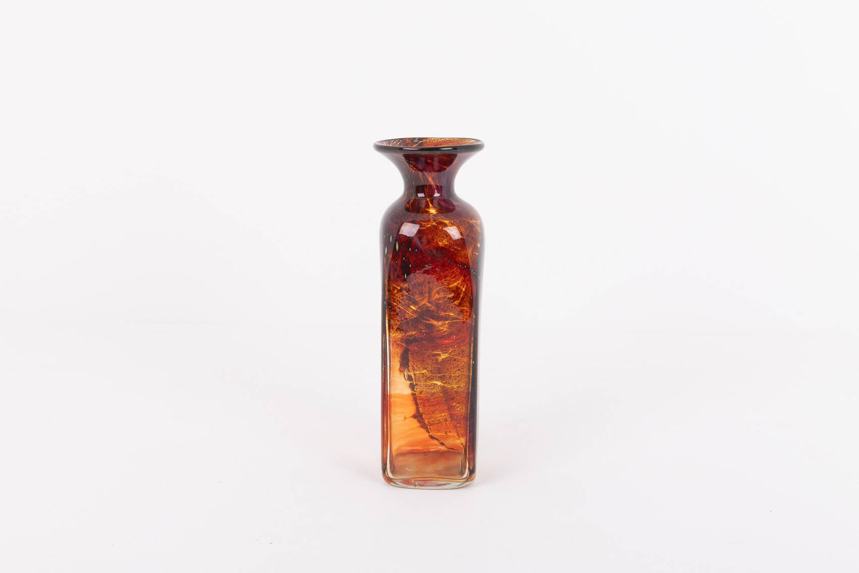 Art glass vase by Michael Harris for Mdina Maltese