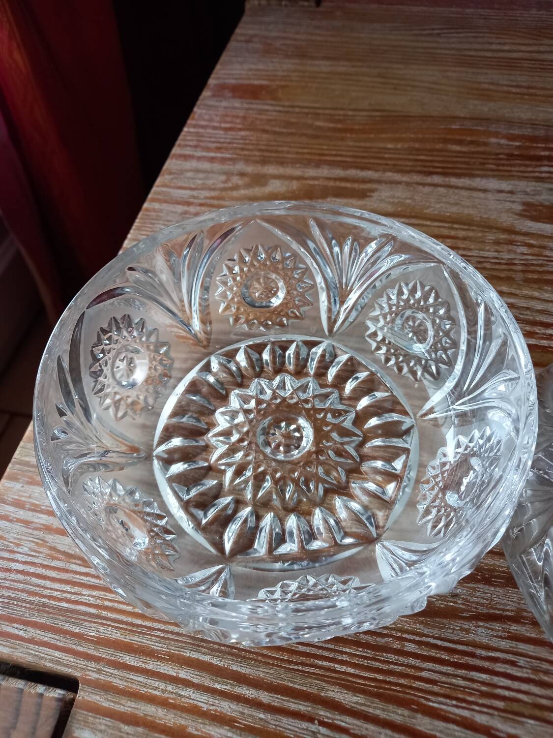 Crystal candy dish