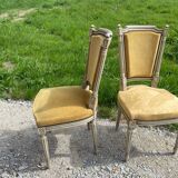 Pair of Louis XVI style chairs