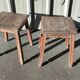Pair of wooden stools