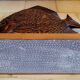 Old vintage wooden sculpture from the 40s-50s signed Rignault
