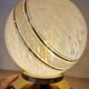 White Clichy Glass Globe Touch Lamp