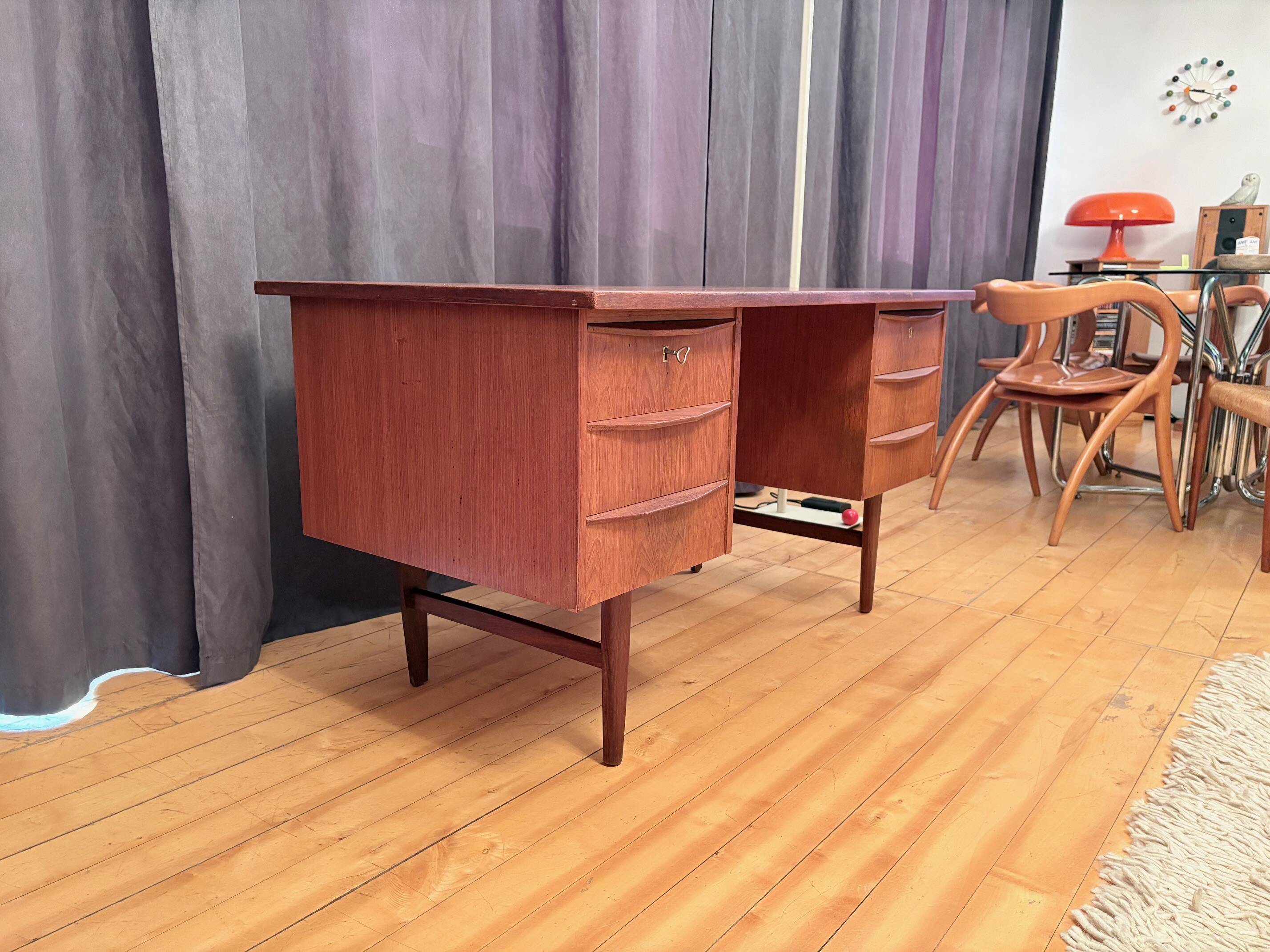 Double-sided desk, Svenstrup Ap Mobler, Denmark, 1960s