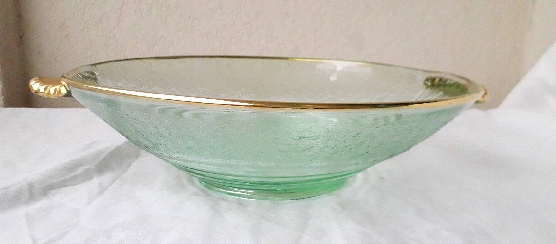 Glass dessert service