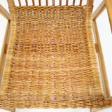 Mid-century rattan rocking chair, 1960's