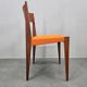 4 chaises en teck PIA par Poul Cadovius, Girsberger, Danemark, années 1960