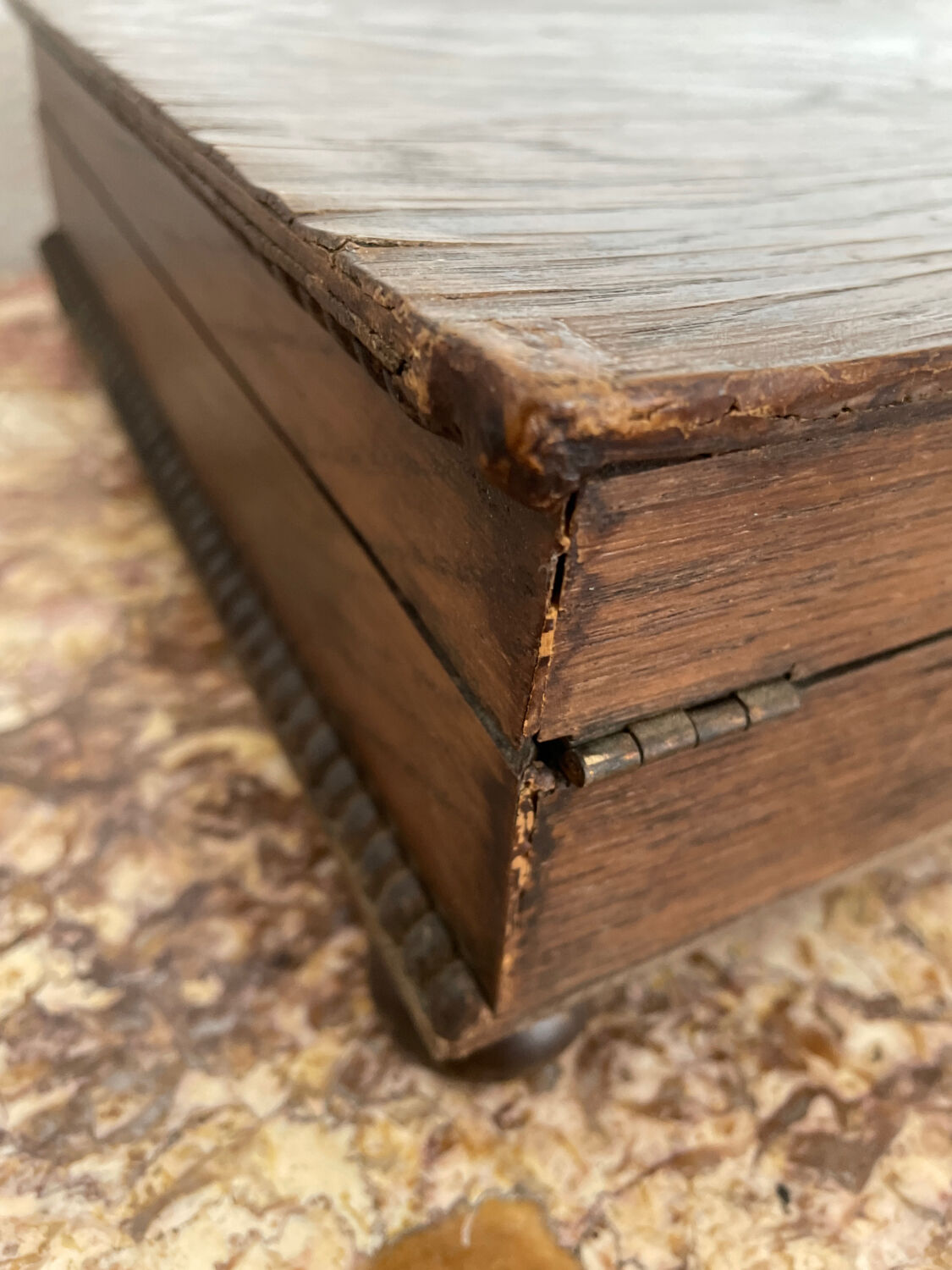 Wooden travel writing box