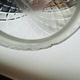 Ornate glass and brass wall or ceiling lamp