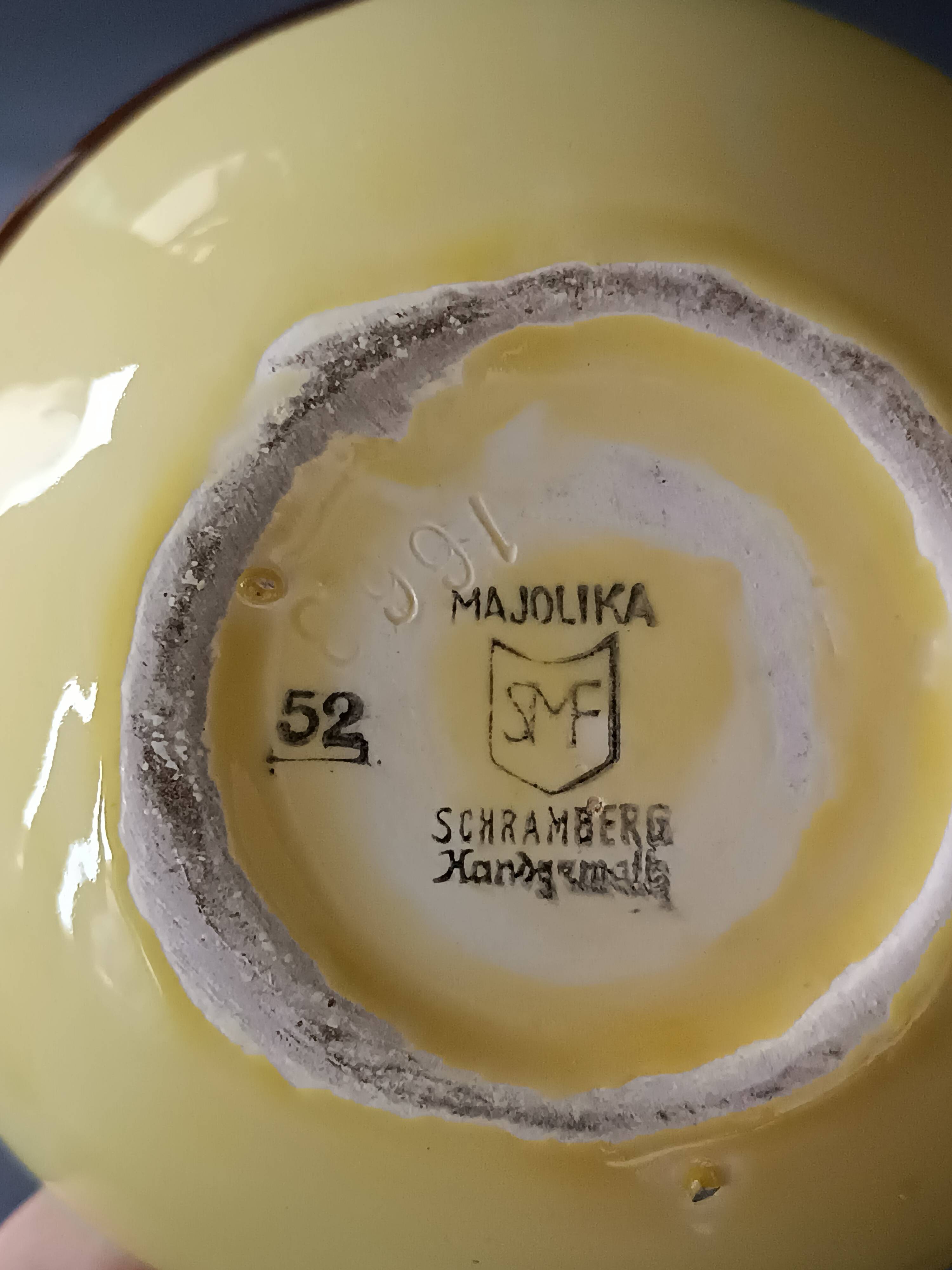 Ceramic carafe bottle designed by Eva Zeisel for Schramberg 1928