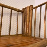 Bamboo standing shelf from the 60s