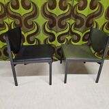 Pair of vintage Lübke 206 armchairs