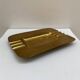 Art Deco ashtray in solid brass