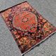 Persian oriental carpet, ancient Iranian Malayer: 0.90 x 1.40 metres