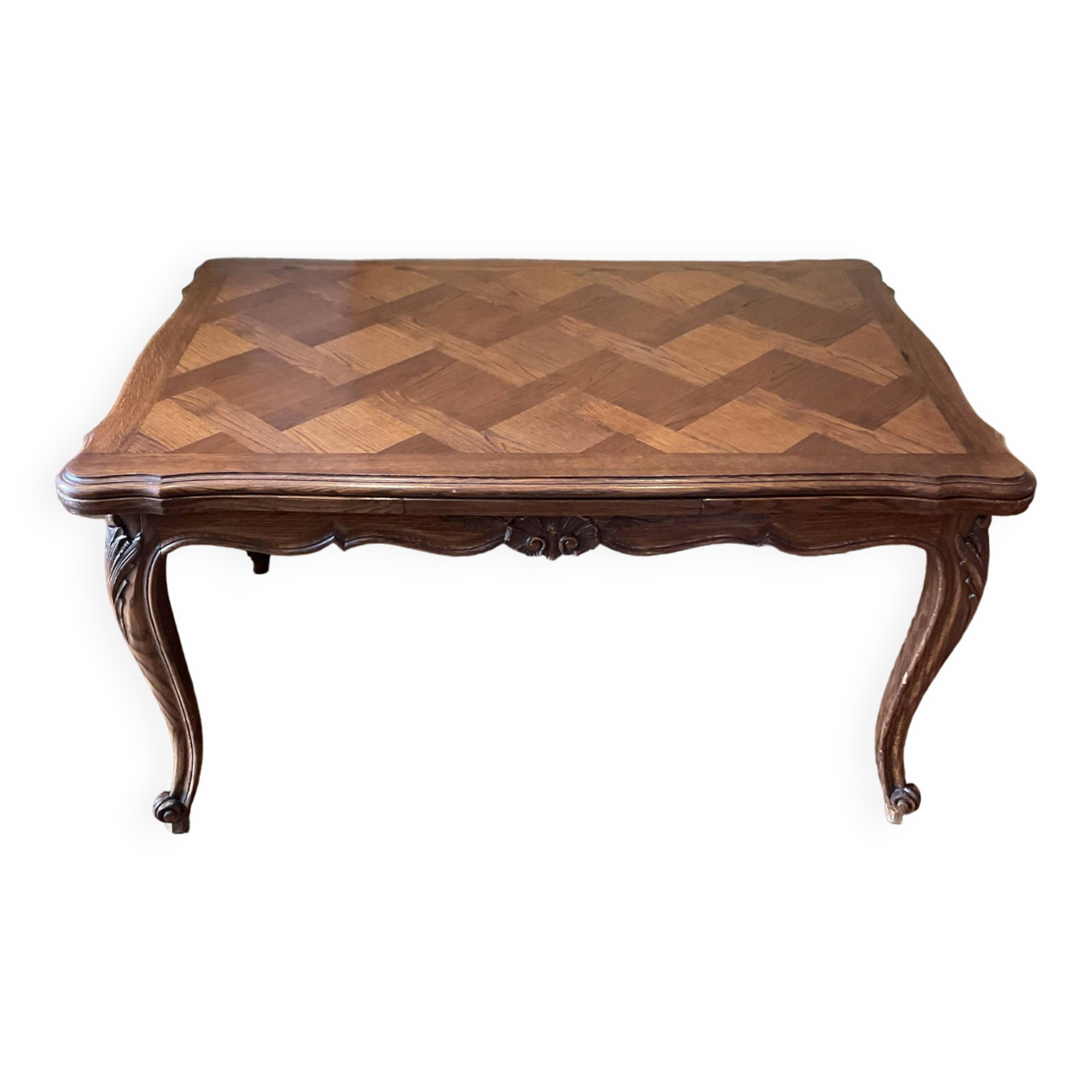 Louis XV style extendable table