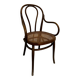 Fauteuil Thonet bois courbé et cannage – modèle bistrot