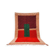 Tapis en laine pure tissé main artisanale traditionnelle taille 150/250 cm