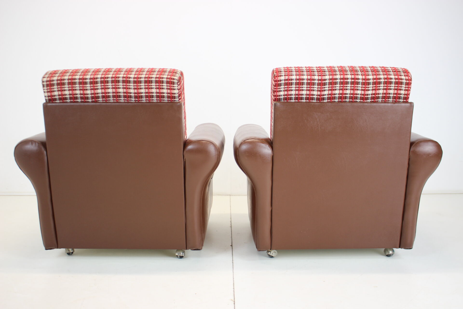 Pair of Mid-century Design Armchairs,Czechoslovakia,1960's.