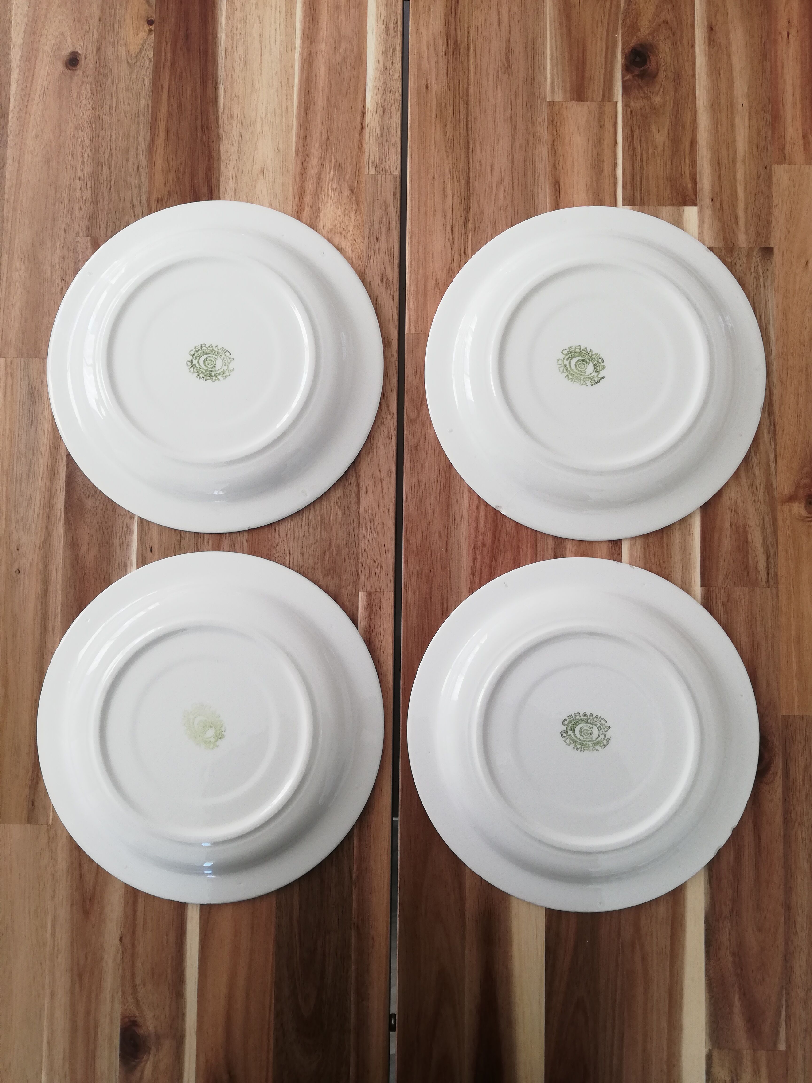 Vintage Ceramica Olympia plates