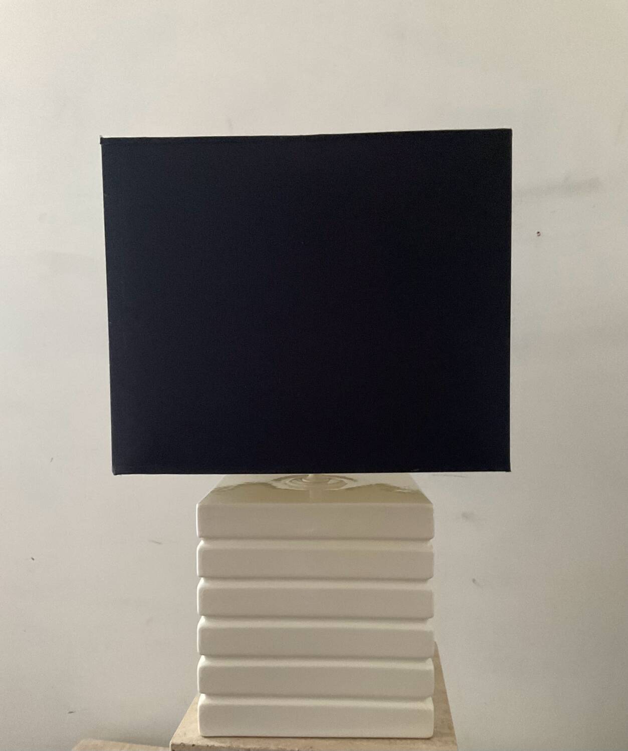 Vintage porcelain lamp from the 70s