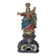 Vierge à l’Enfant – Sculpture ancienne en bois polychrome – XVIIIe / XIXe s