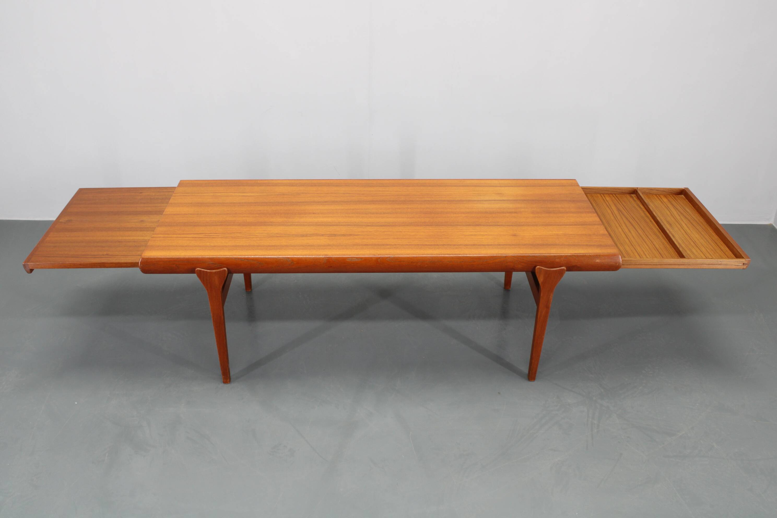 1960s Johannes Andersen Restored Teak Coffee Table for CFC Silkeborg, Denmark