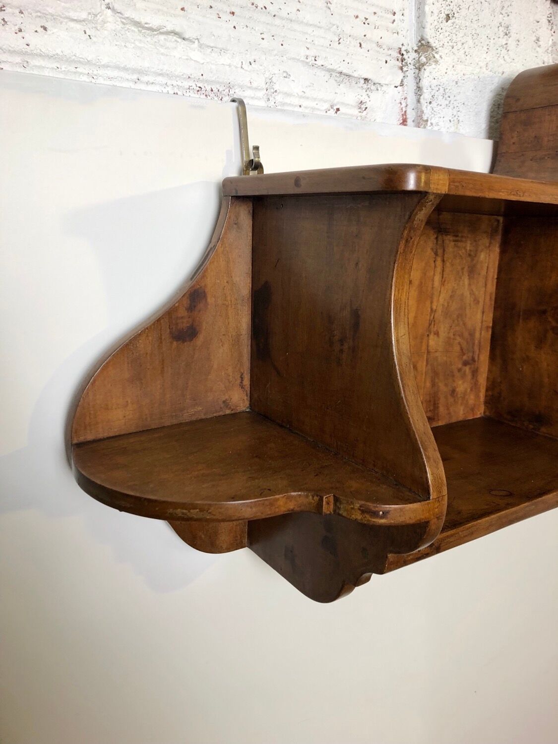 Antique wooden shelf