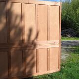 Large Louis Philippe style oak bookcase