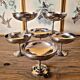 Letang Rémy: 6 large stainless steel bowls for ice cream / dessert / aperitif.