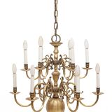 12-light Dutch chandelier