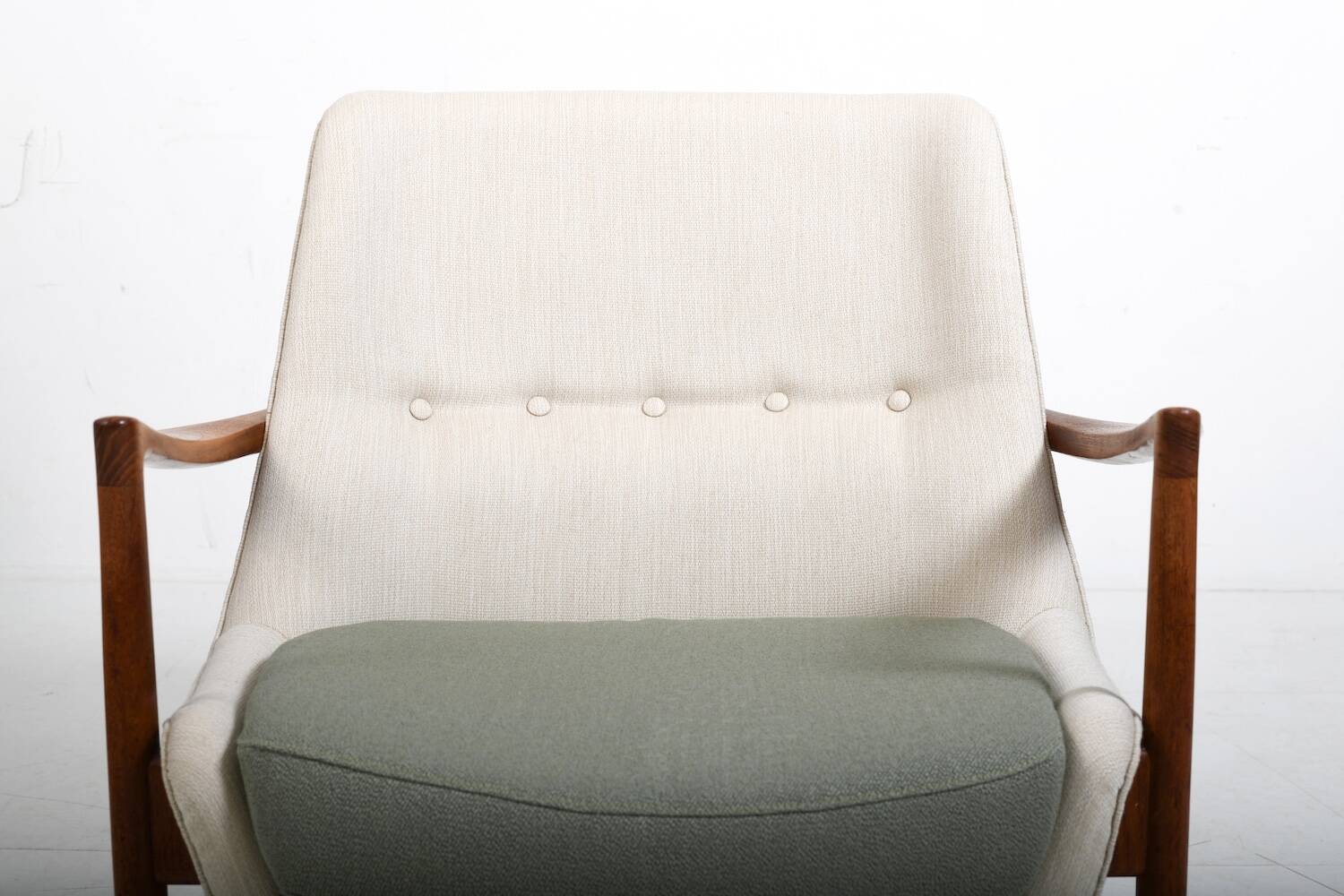 Early Ib Kofod Larsen Easychair Model 4346 / New Upholstered!