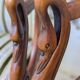 Pair of "swan neck" armchairs
